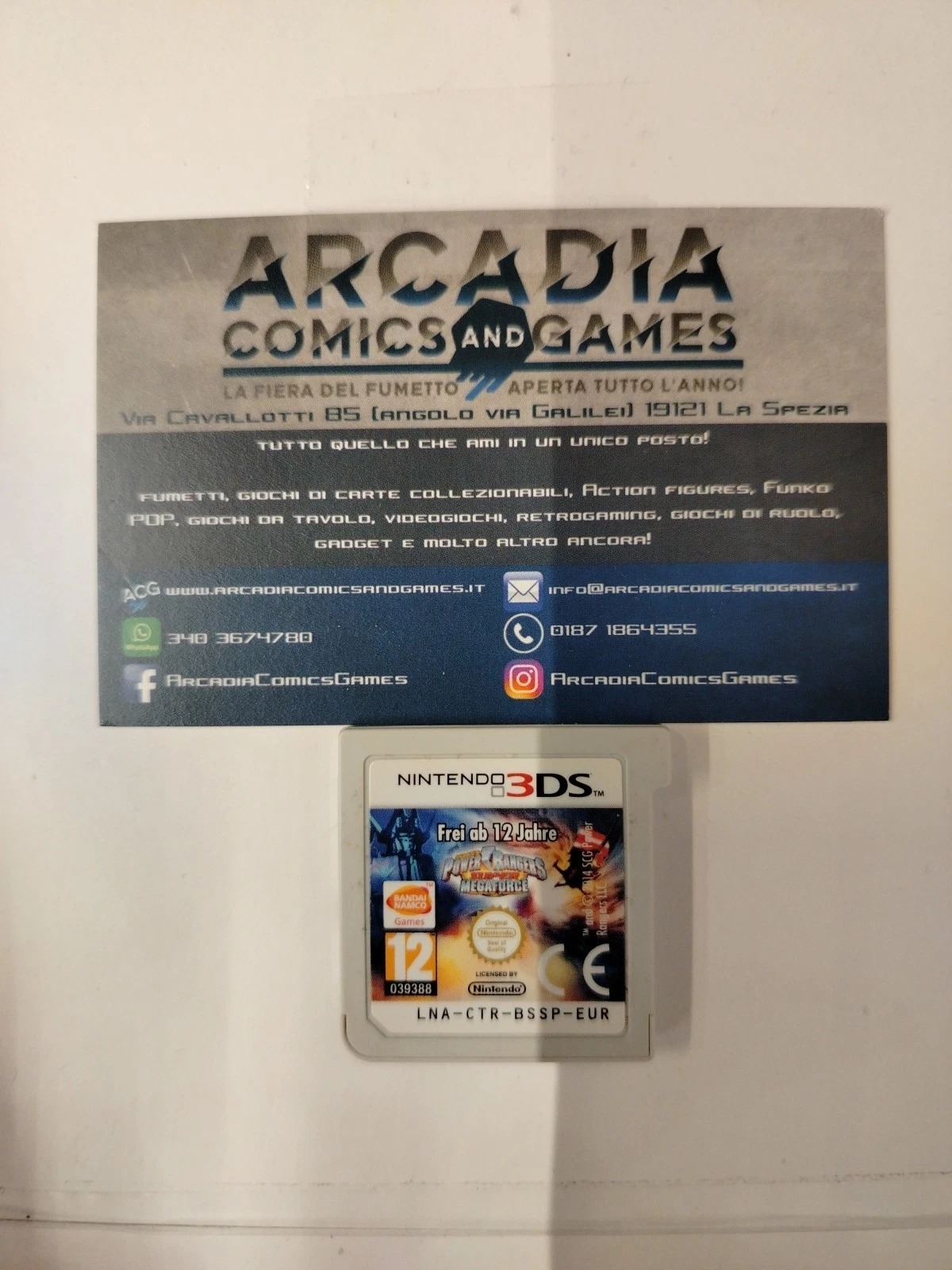 Power Rangers Megaforce 3DS Nintendo Solo Cartuccia